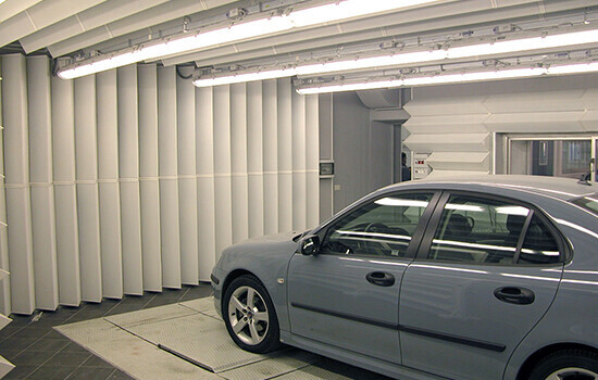 Anechoic, semi-anechoic and reverberation test chambers